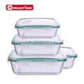 High Borosilicate Glass Food Container With Airtight lid